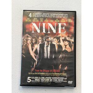 Nine 2009 DVD Edition Musical Drama Movie Pre-Owned